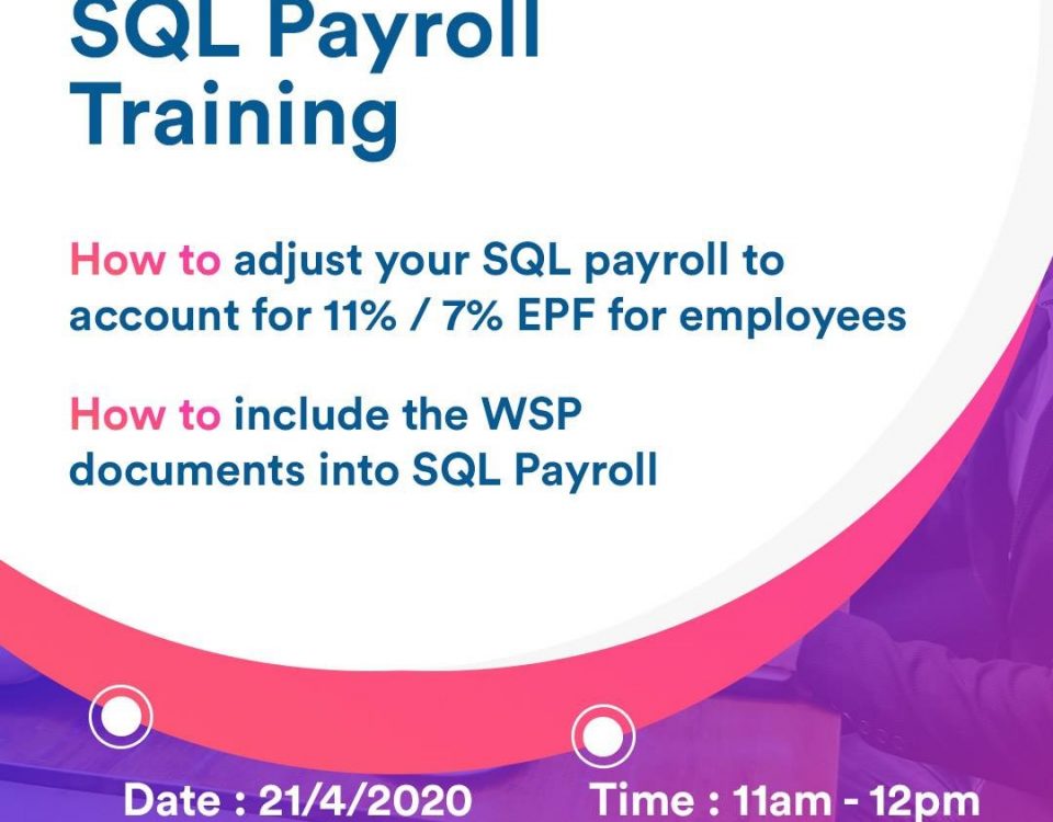 myconsult sql payroll training on 21/4/20
